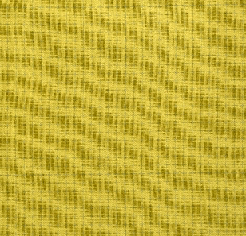 Daruma Sashiko Design Cloth - Pre-Printed Grid for Hitomezashi Sashiko, Furoshiki, Fukin (Col.4 Mustard) - Image 1